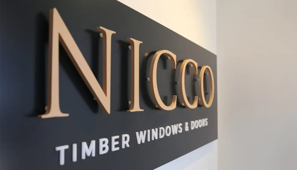 reception signage