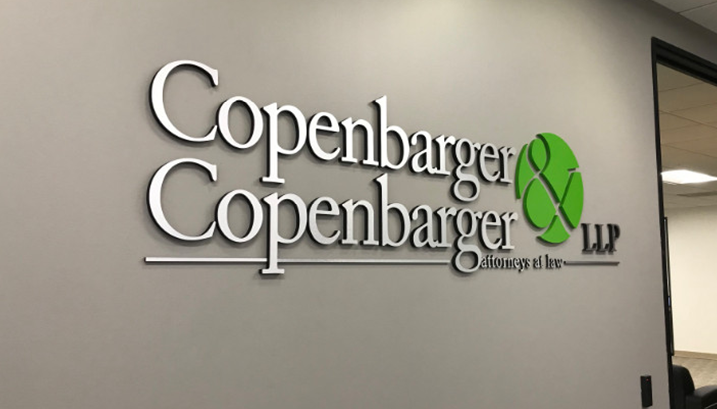 3D reception Signage