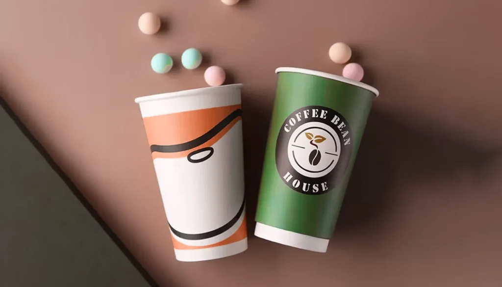 Paper cup printing designs