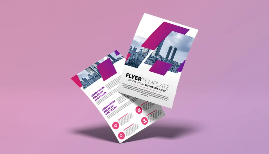 Custom flyers printing shop in Dubai