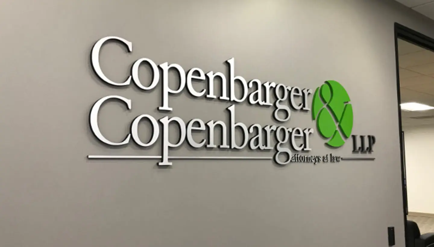 Reception Signage