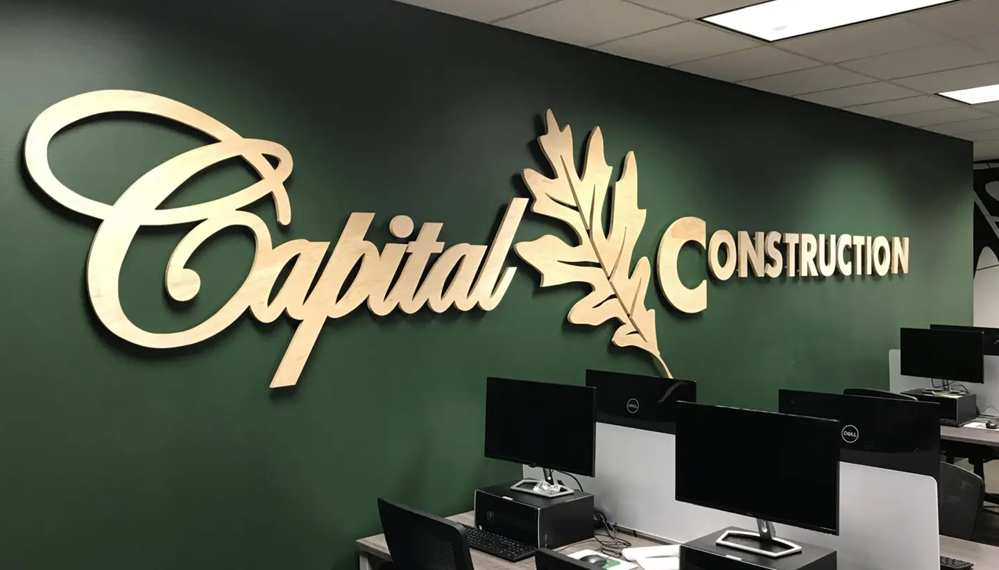 reception signage