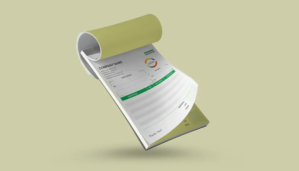 invoice printing in Dubai