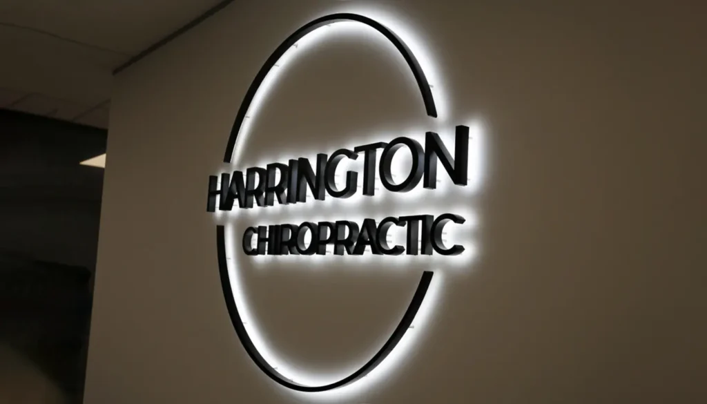 reception signage